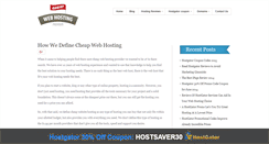 Desktop Screenshot of cheapwebhostingprovider.com